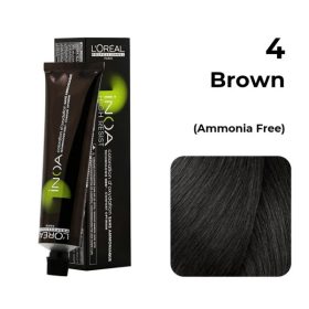 L'oreal Professionnel Paris INOA Ammonia-free Permanent Hair Color - 4 (Natural Brown)