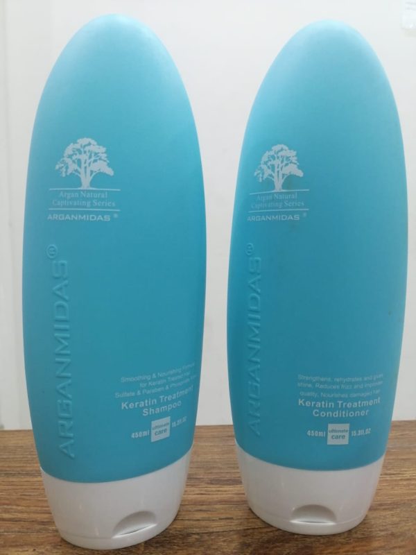 Arganmidas Keratin Treatment Shampoo and Conditioner 450ml